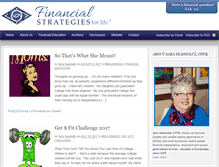 Tablet Screenshot of blog.financialstrategiesforlife.com